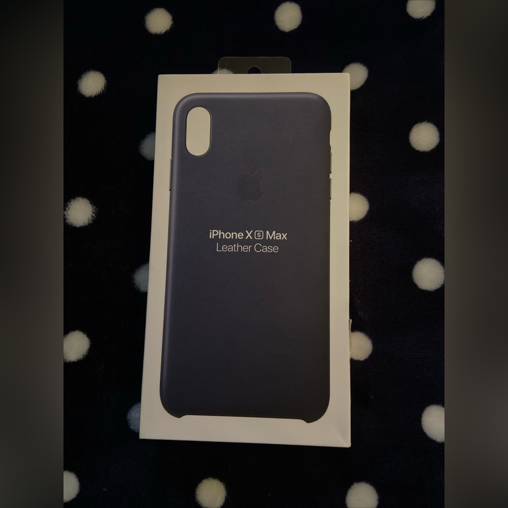 Apple IPhone XS Max Leather Case/Genuine